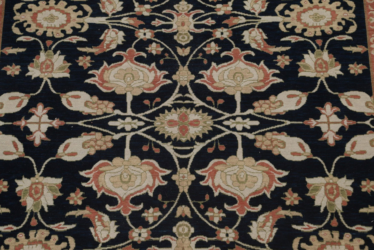 Floral Wool Sultanabad Ziegler Turkish Rug 7x10