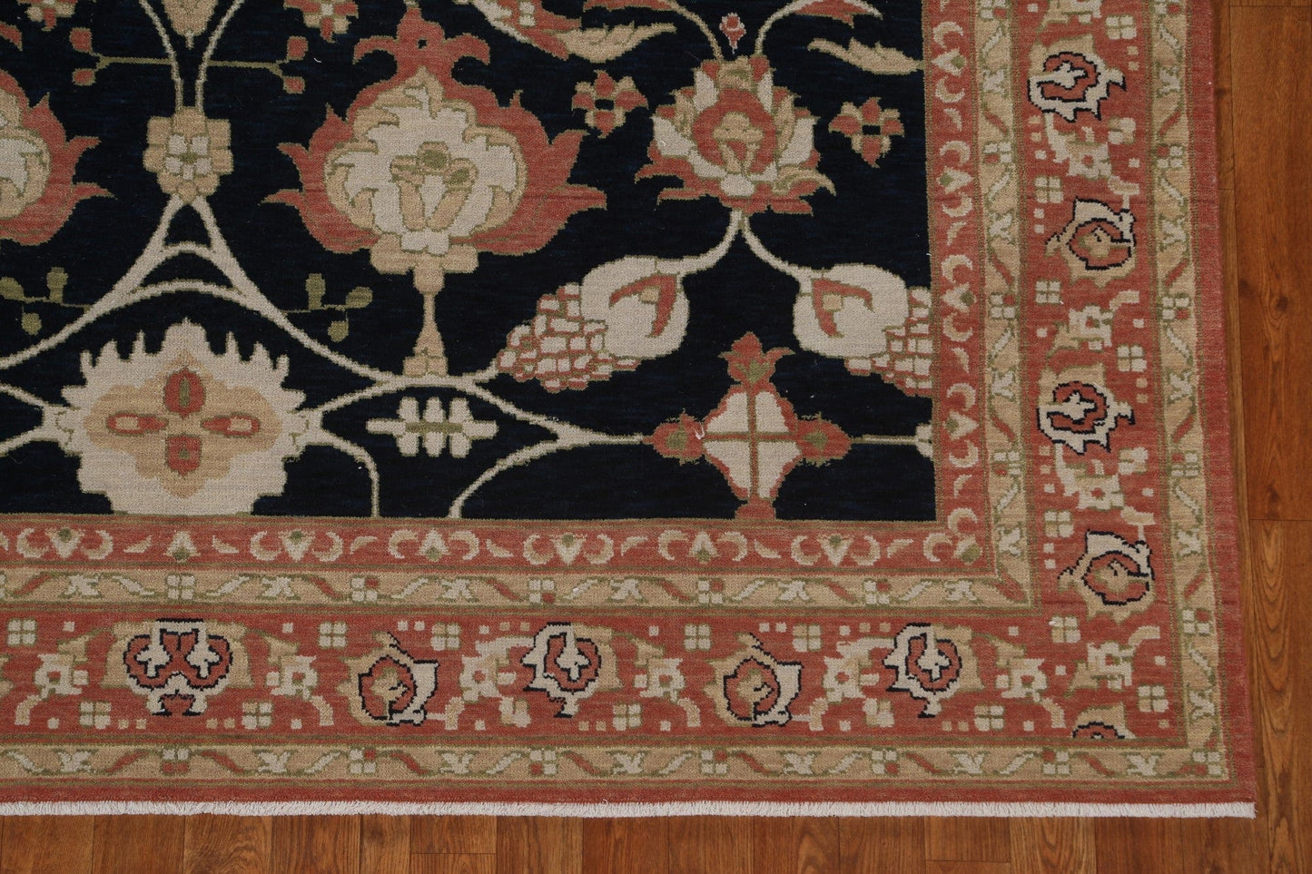 Floral Wool Sultanabad Ziegler Turkish Rug 7x10