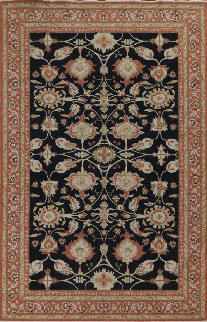 Floral Wool Sultanabad Ziegler Turkish Rug 7x10