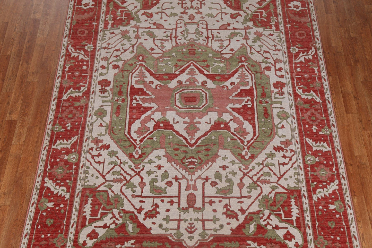 Handmade Wool Heriz Serapi Turkish Rug 7x10