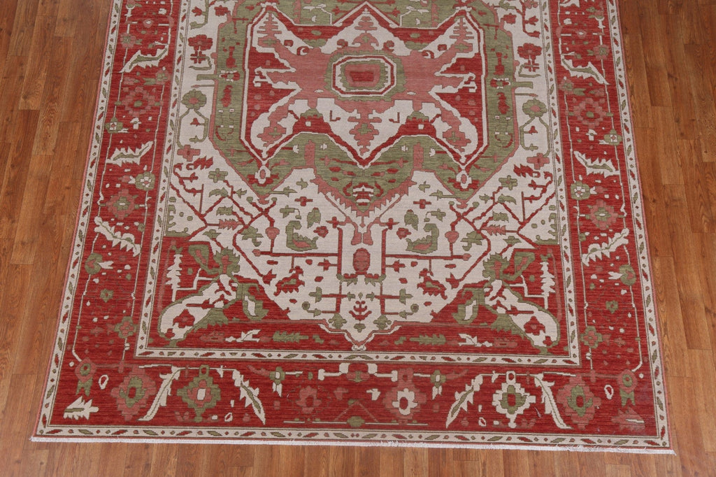 Handmade Wool Heriz Serapi Turkish Rug 7x10