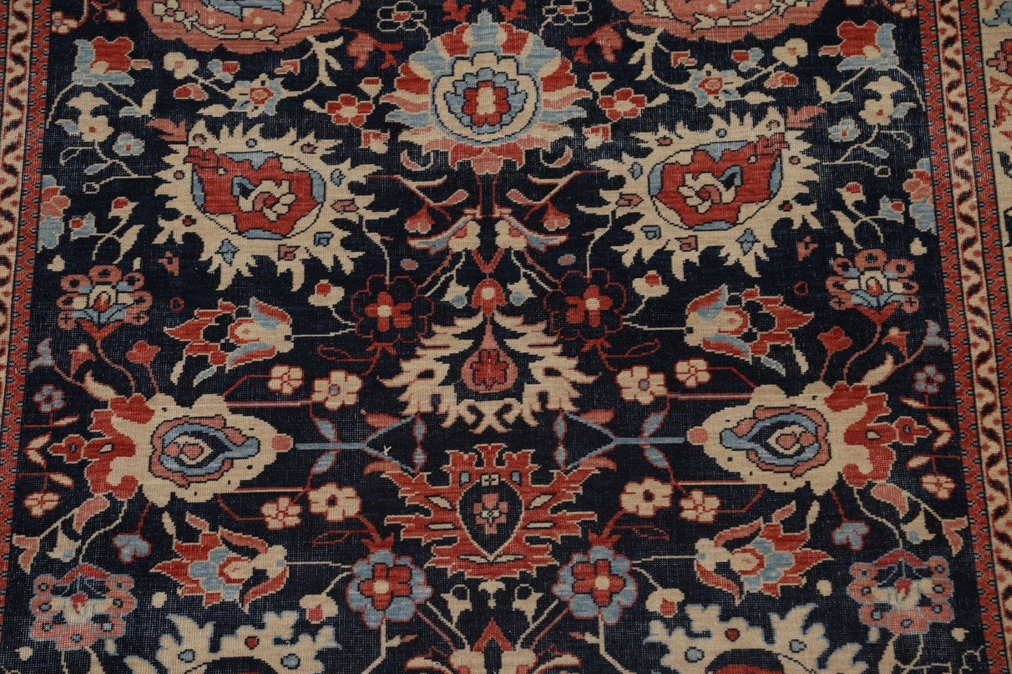 Handmade Floral Sultanabad Ziegler Turkish Wool Rug 7x10