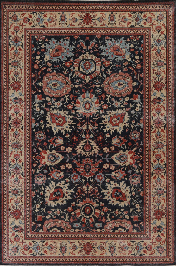 Handmade Floral Sultanabad Ziegler Turkish Wool Rug 7x10