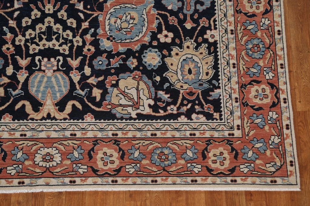 Hand-Knotted Floral Sultanabad Ziegler Turkish Wool Rug 7x10