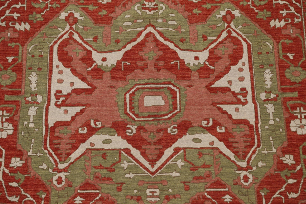 Handmade Wool Heriz Serapi Turkish Rug 7x10