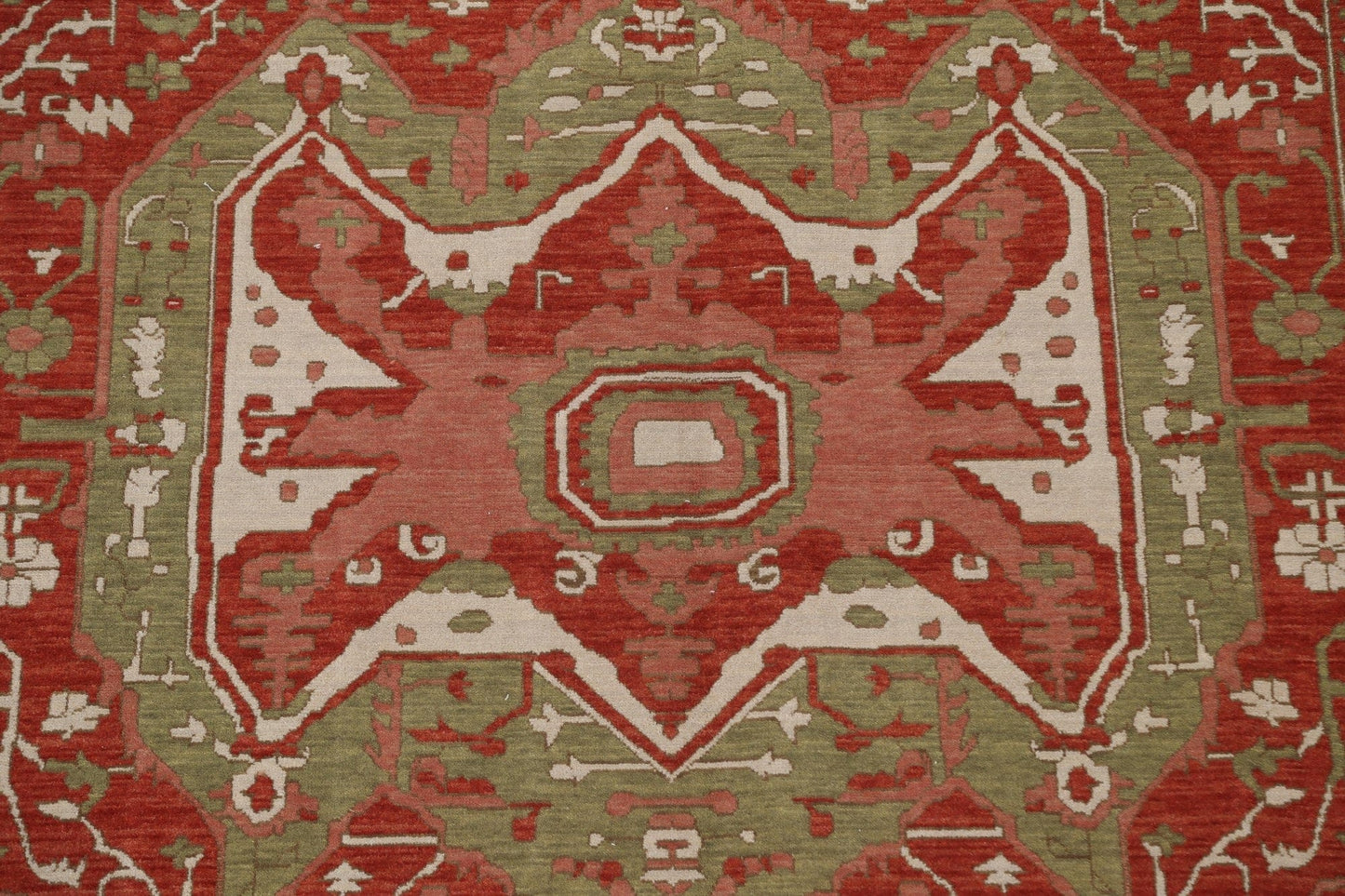 Handmade Wool Heriz Serapi Turkish Rug 7x10