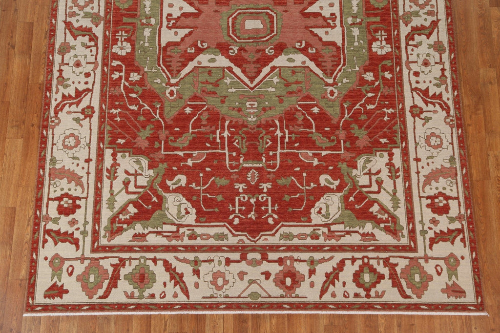 Handmade Wool Heriz Serapi Turkish Rug 7x10