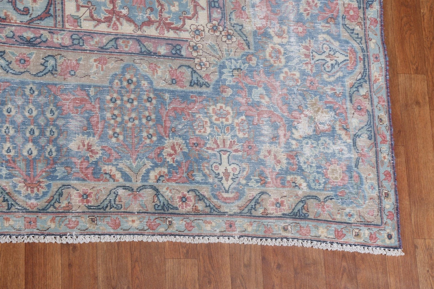 Antique Vegetable Dye Handmade Kerman Persian Rug 10x13