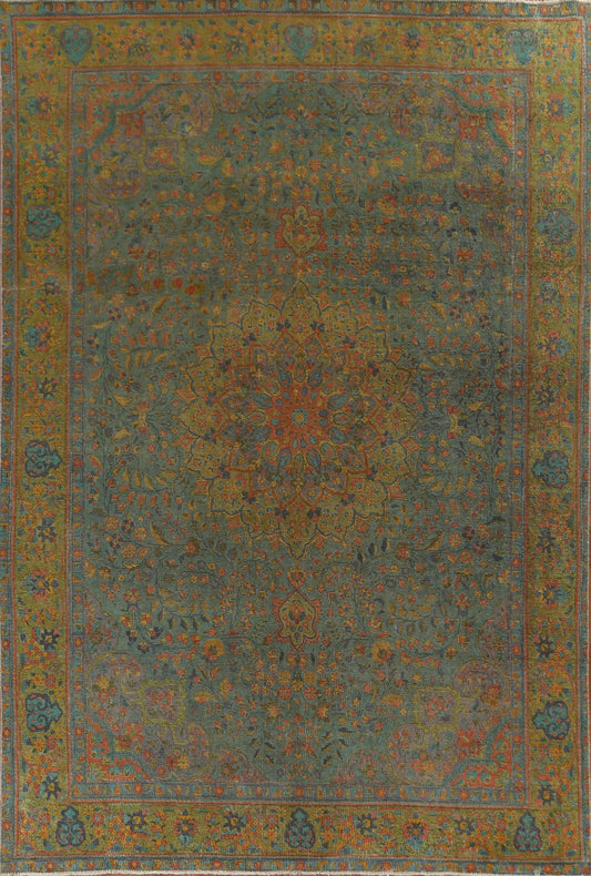 Handmade Wool Tabriz Persian Rug 10x13