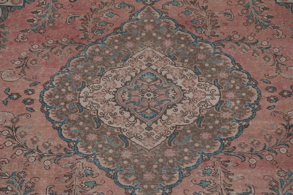 Handmade Vintage Tabriz Persian Rug 10x12