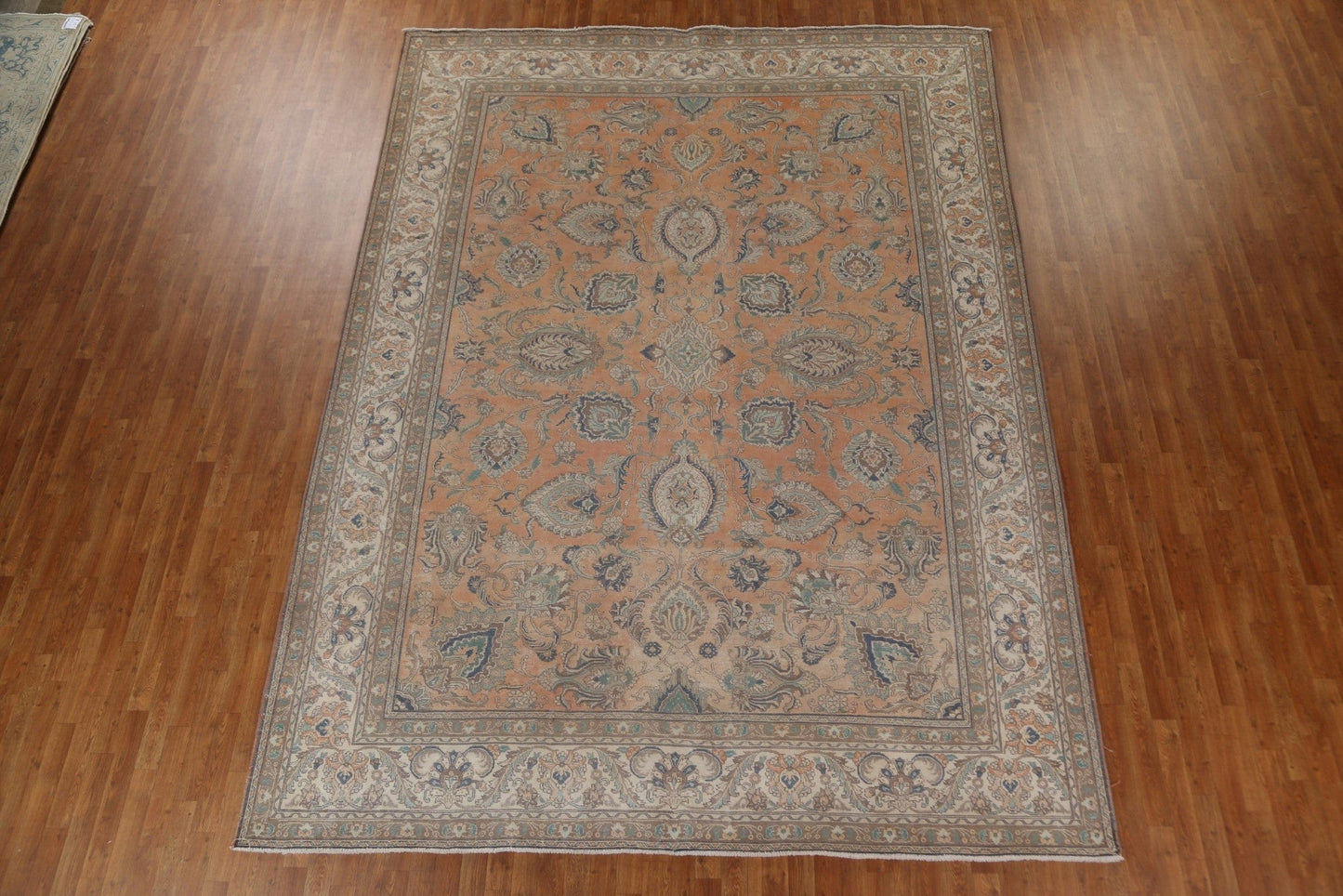 Vegetable Dye Wool Tabriz Persian Area Rug 10x13