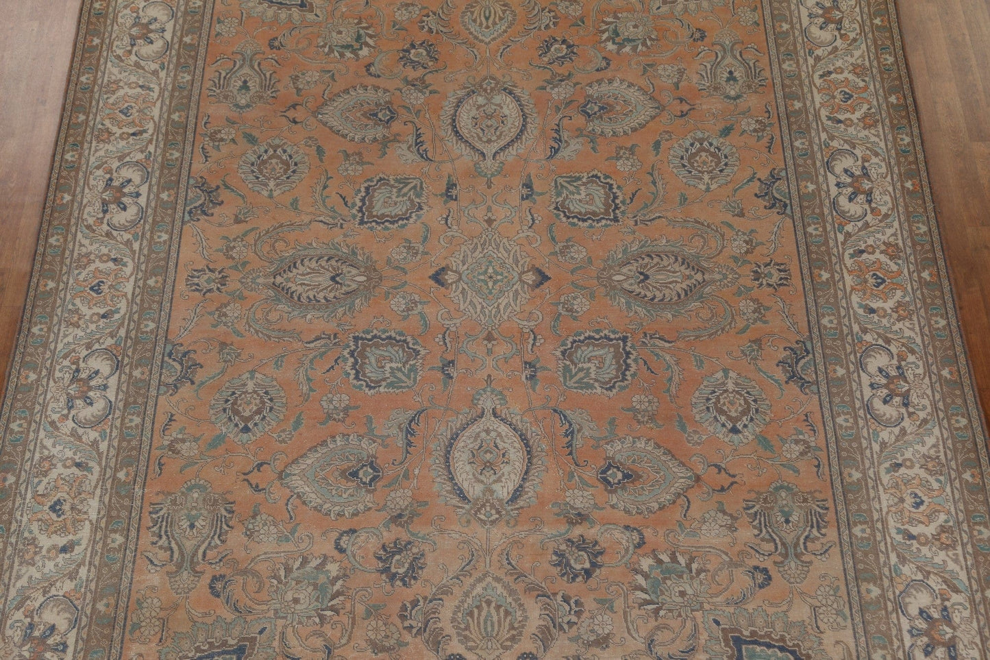 Vegetable Dye Wool Tabriz Persian Area Rug 10x13