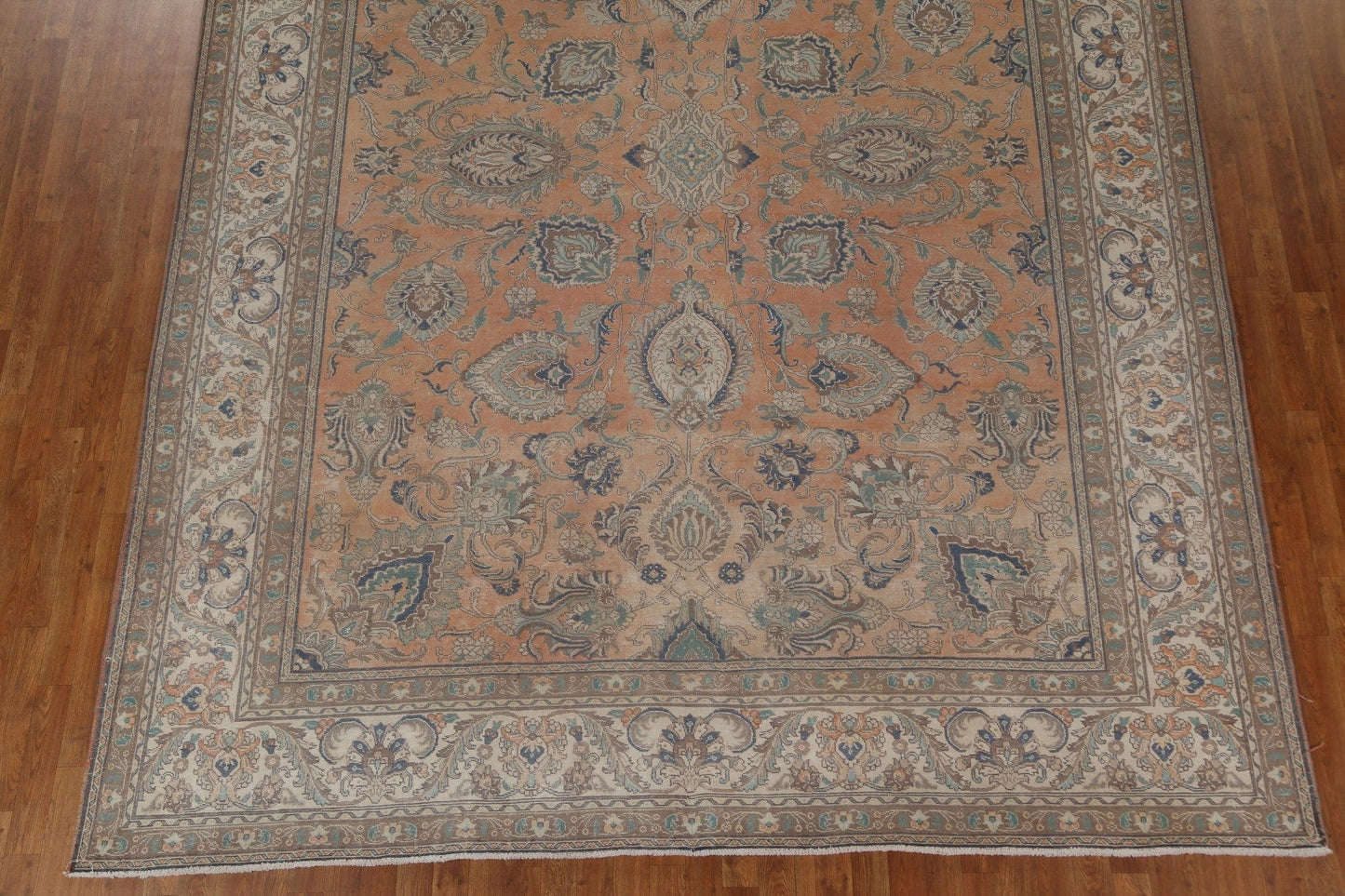 Vegetable Dye Wool Tabriz Persian Area Rug 10x13