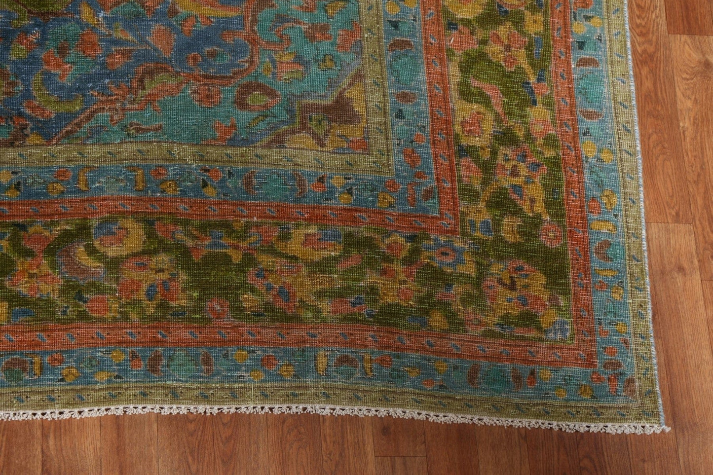 Handmade Over-Dyed Tabriz Persian Rug 9x12