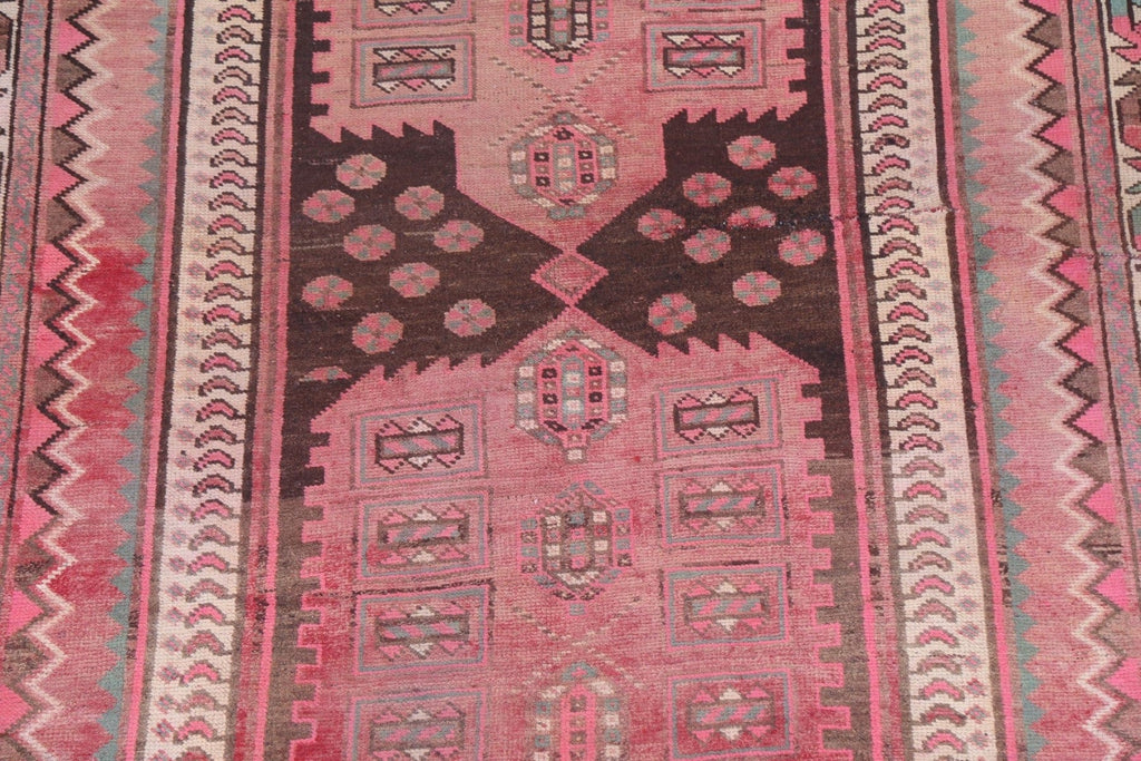 Vintage Wool Hand-Knotted Shiraz Persian Rug 5x9