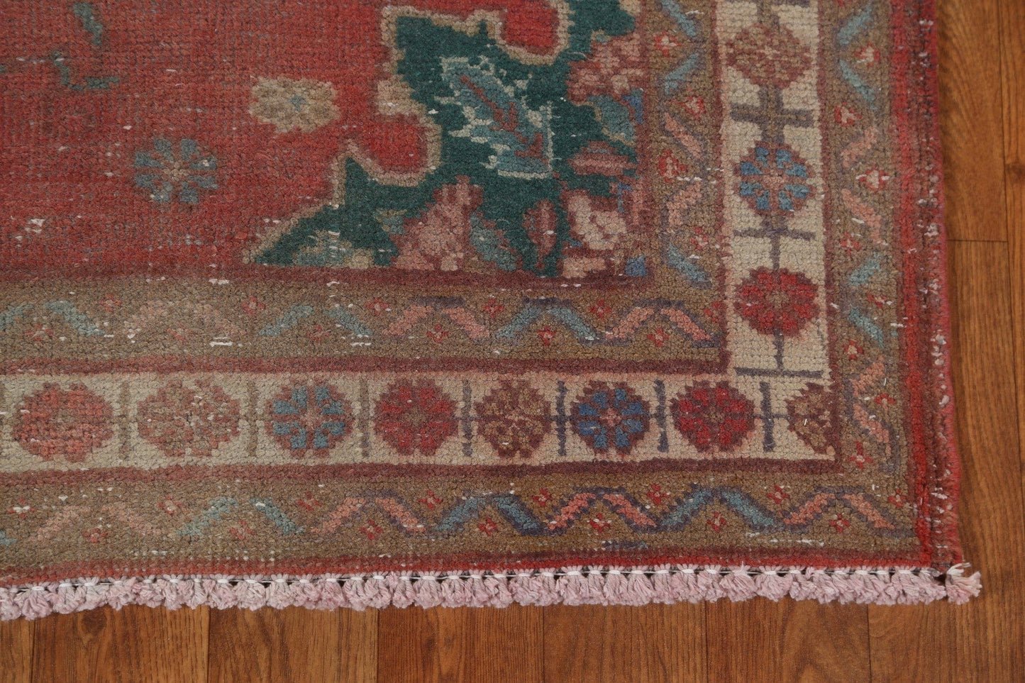 Vintage Wool Tabriz Persian Runner Rug 4x12