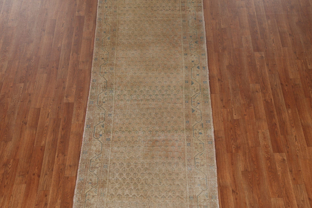 Antique Look Botemir Persian Runner Rug 3x10