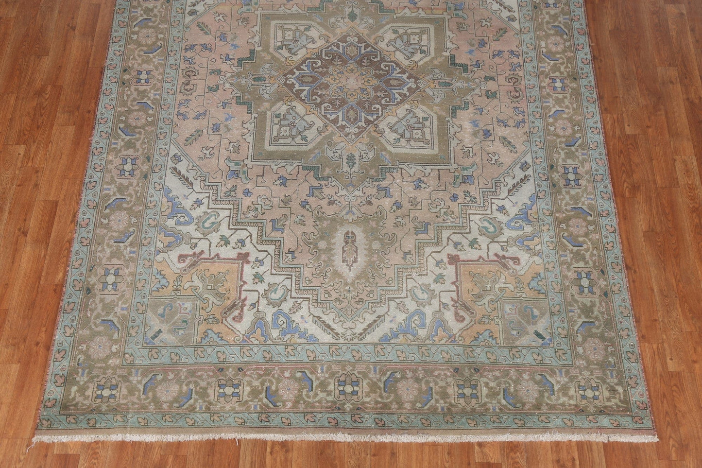 Vegetable Dye Wool Heriz Persian Rug 7x10