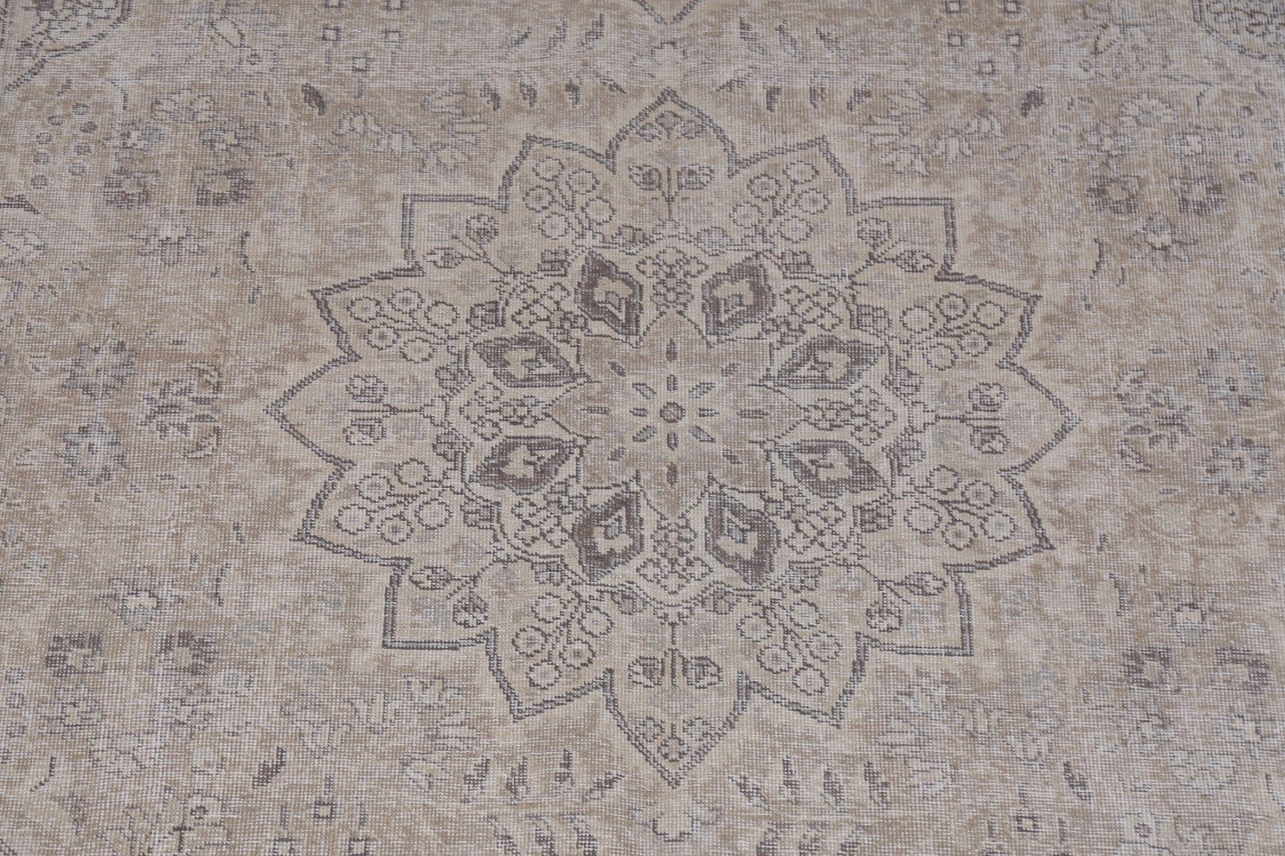 Floral Distressed Tabriz Persian Area Rug 6x10