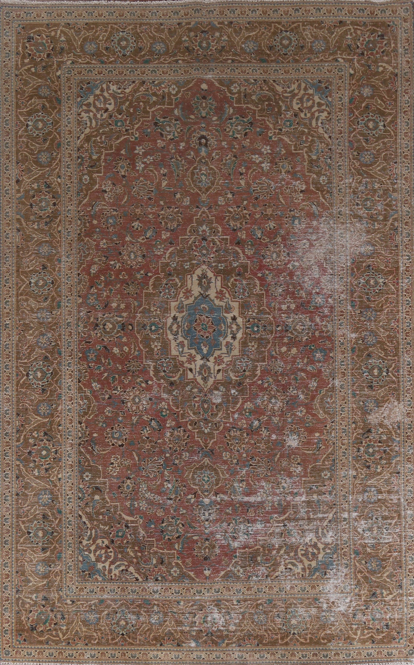 Floral Kashan Persian Area Rug 6x10