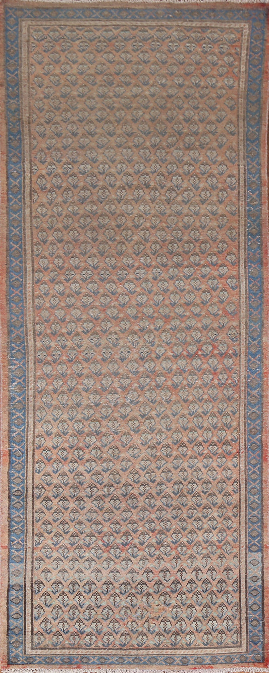 Geometric Botemir Persian Runner Rug 3x10