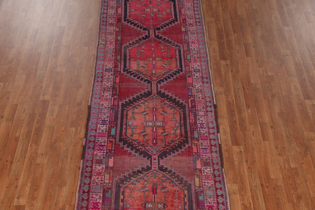 Geometric Ardebil Persian Runner Rug 4x12