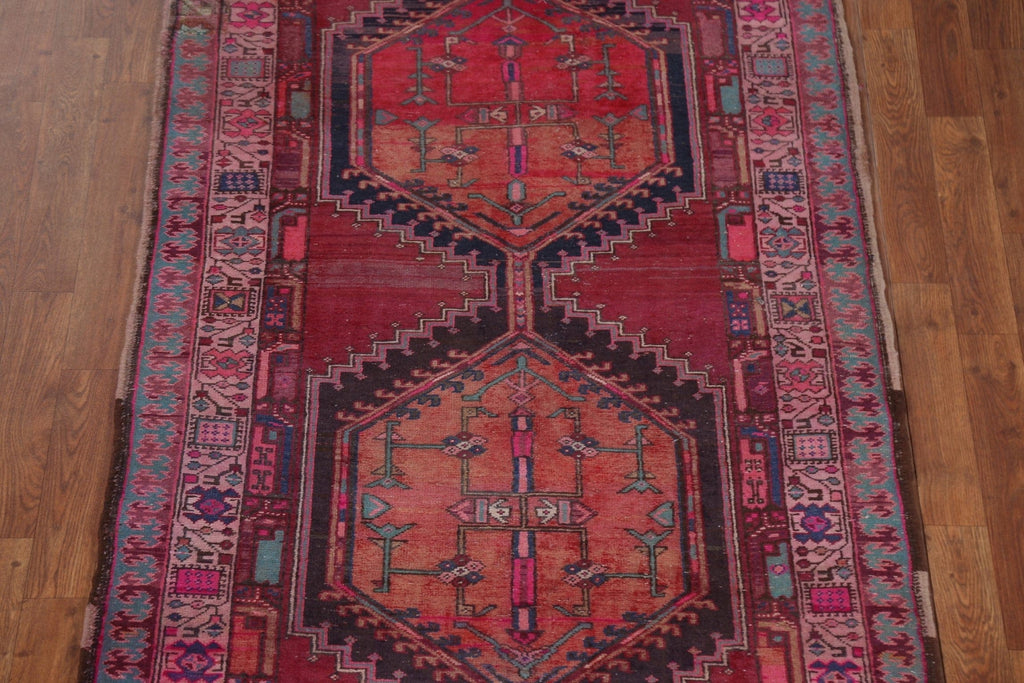 Geometric Ardebil Persian Runner Rug 4x12