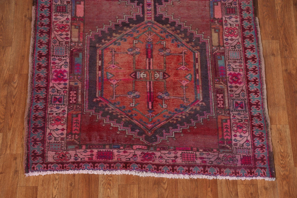 Geometric Ardebil Persian Runner Rug 4x12