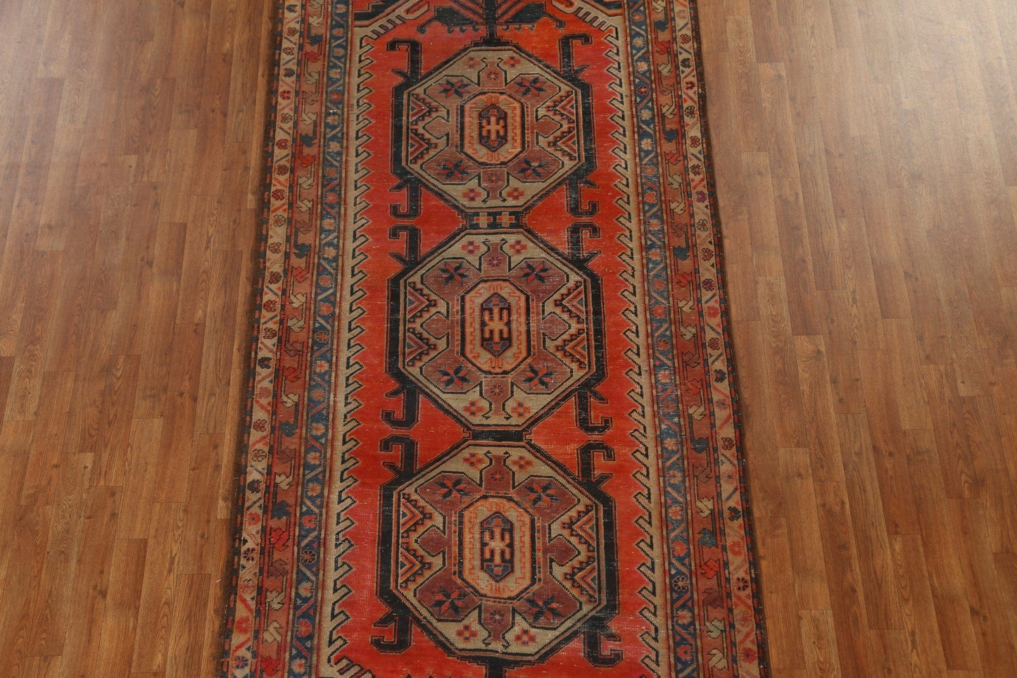 Vintage Wool Handmade Meshkin Persian Rug 5x10