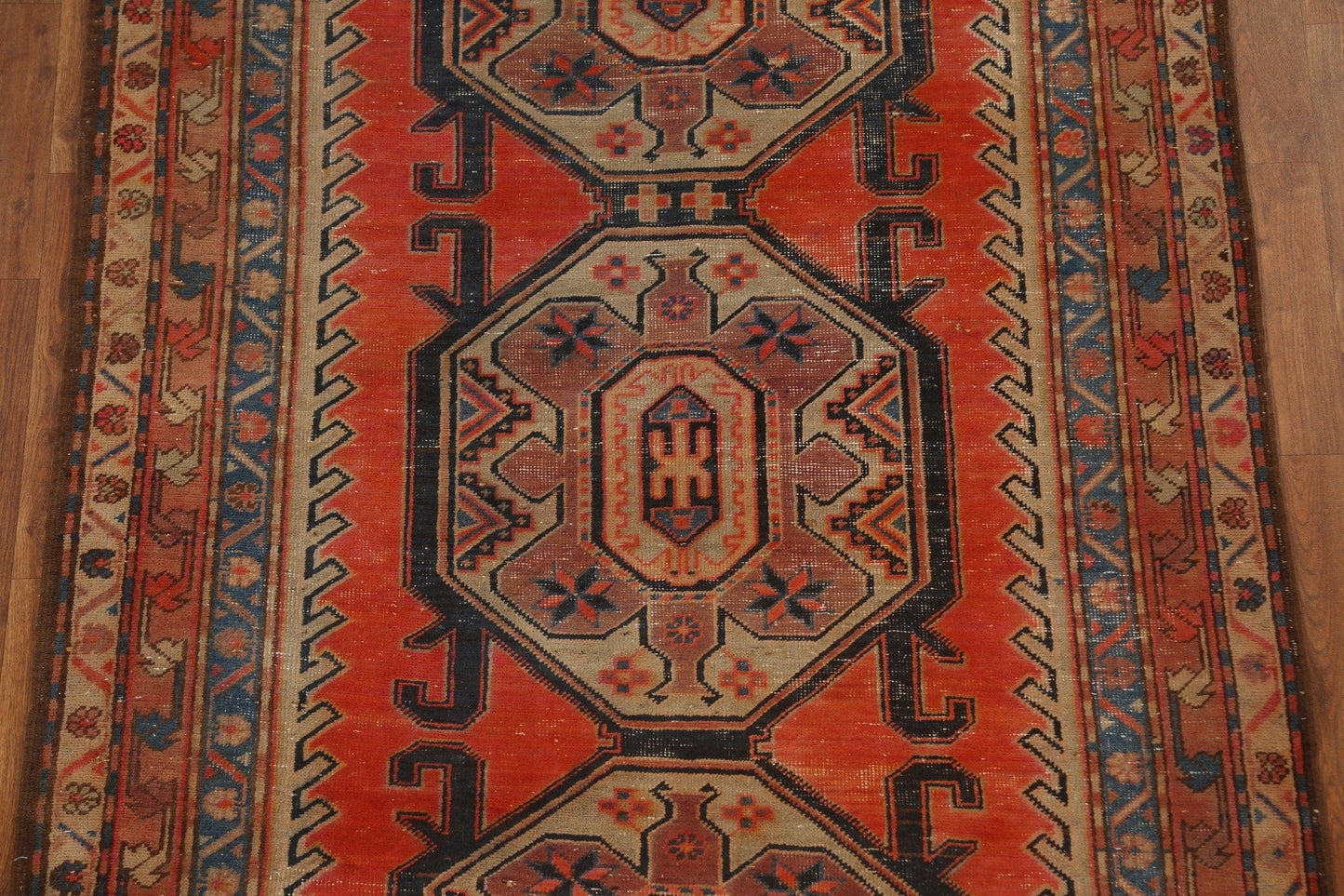 Vintage Wool Handmade Meshkin Persian Rug 5x10