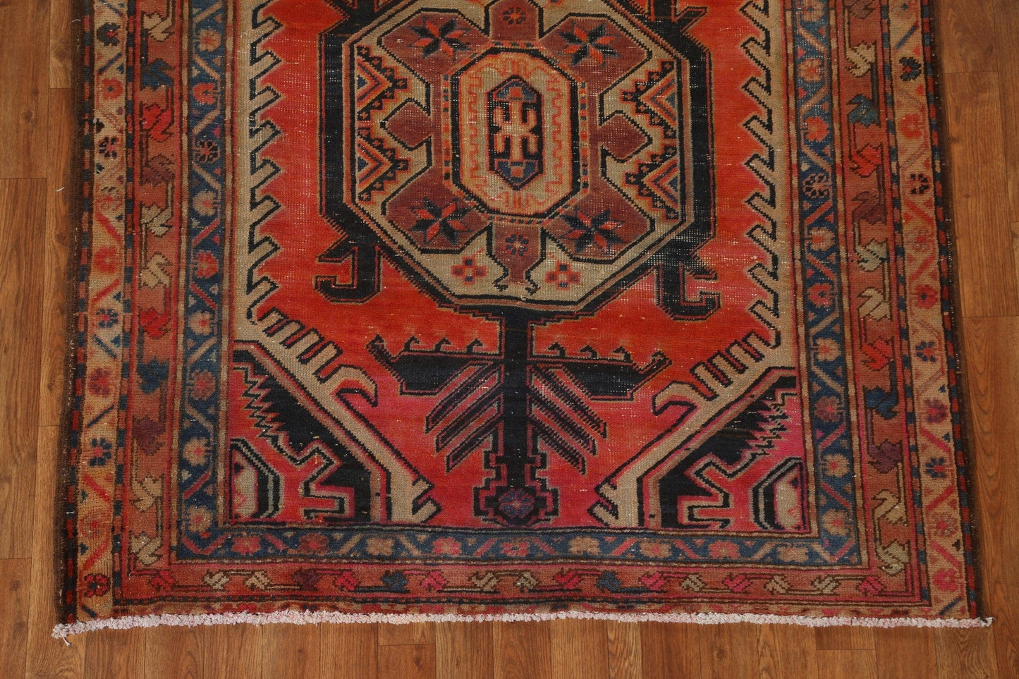 Vintage Wool Handmade Meshkin Persian Rug 5x10