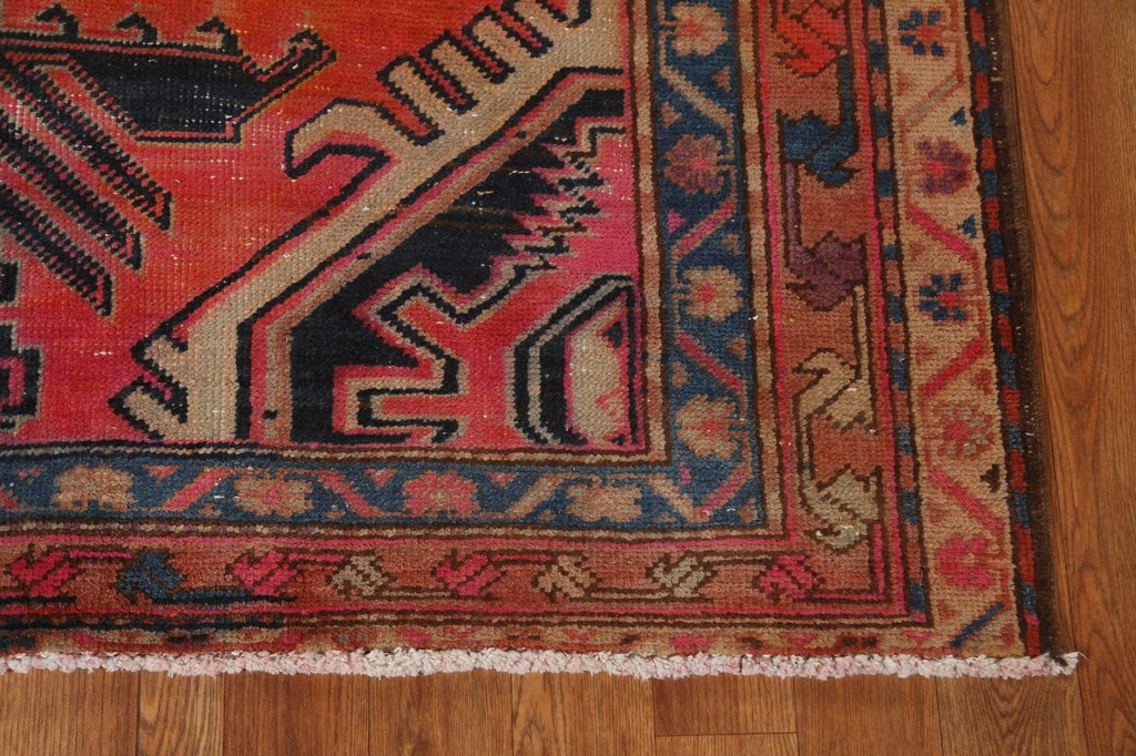 Vintage Wool Handmade Meshkin Persian Rug 5x10