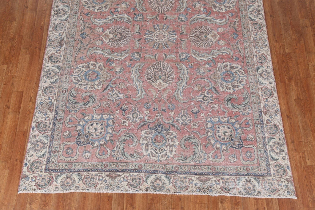 Vintage Wool Handmade Tabriz Persian Area Rug 6x9