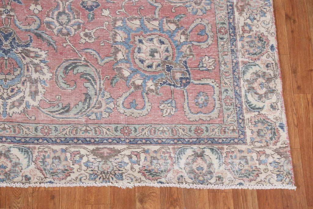 Vintage Wool Handmade Tabriz Persian Area Rug 6x9