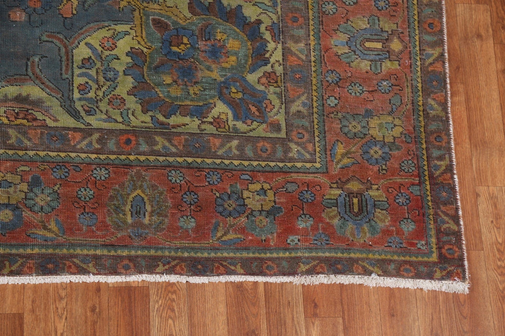 Over-Dyed Wool Tabriz Persian Area Rug 8x12