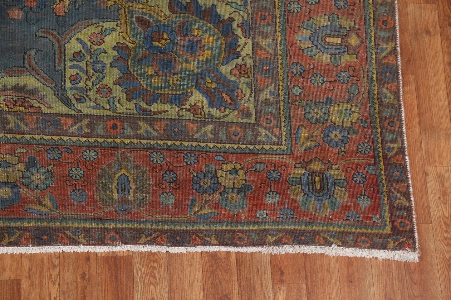 Over-Dyed Wool Tabriz Persian Area Rug 8x12