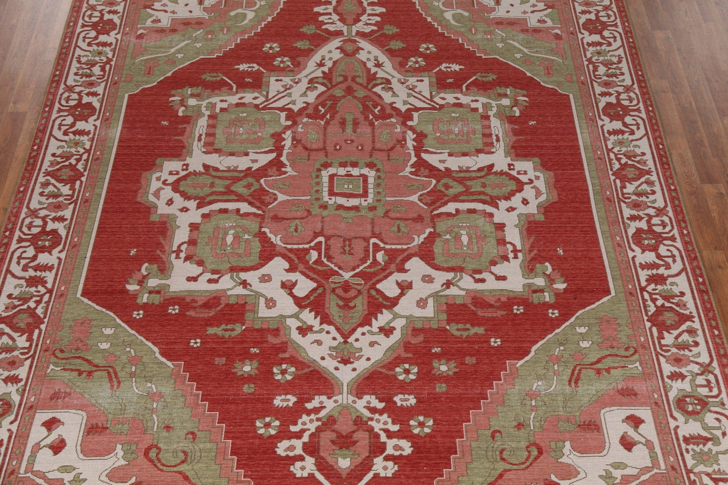 Handmade Wool Heriz Serapi Turkish Rug 9x12