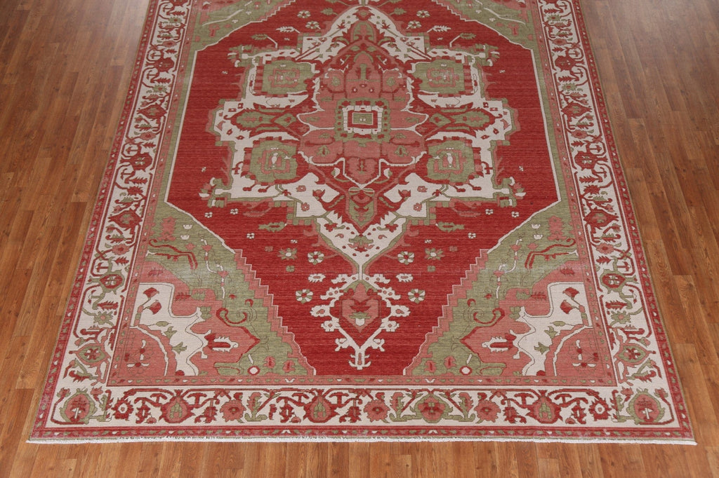 Handmade Wool Heriz Serapi Turkish Rug 9x12