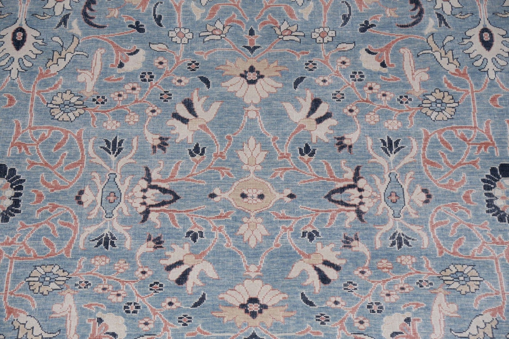 Light Blue Sultanabad Ziegler Turkish Wool Rug 9x12