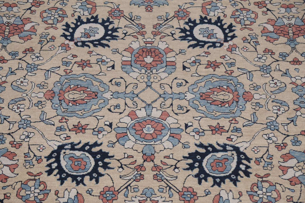 Hand-Knotted Sultanabad Ziegler Turkish Wool Rug 9x12