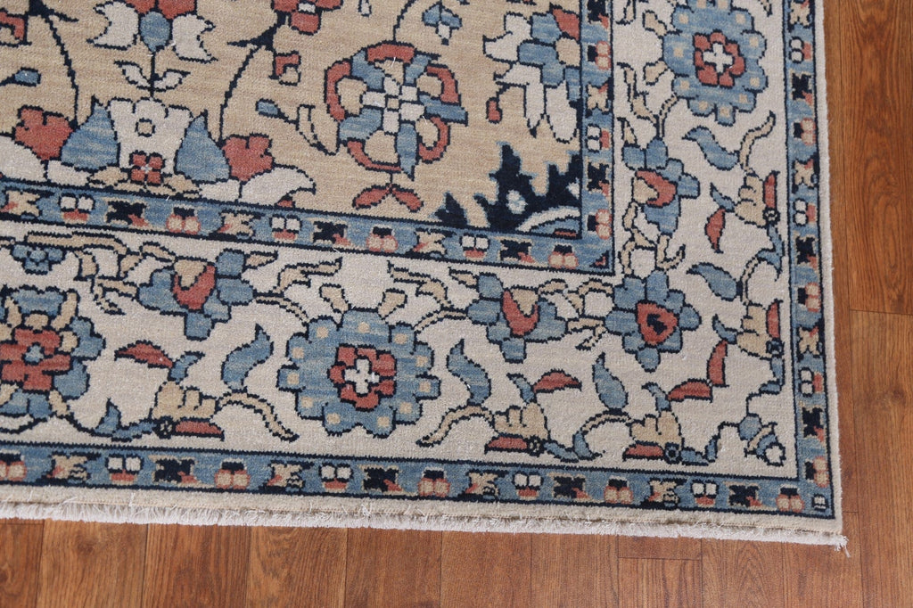 Hand-Knotted Sultanabad Ziegler Turkish Wool Rug 9x12