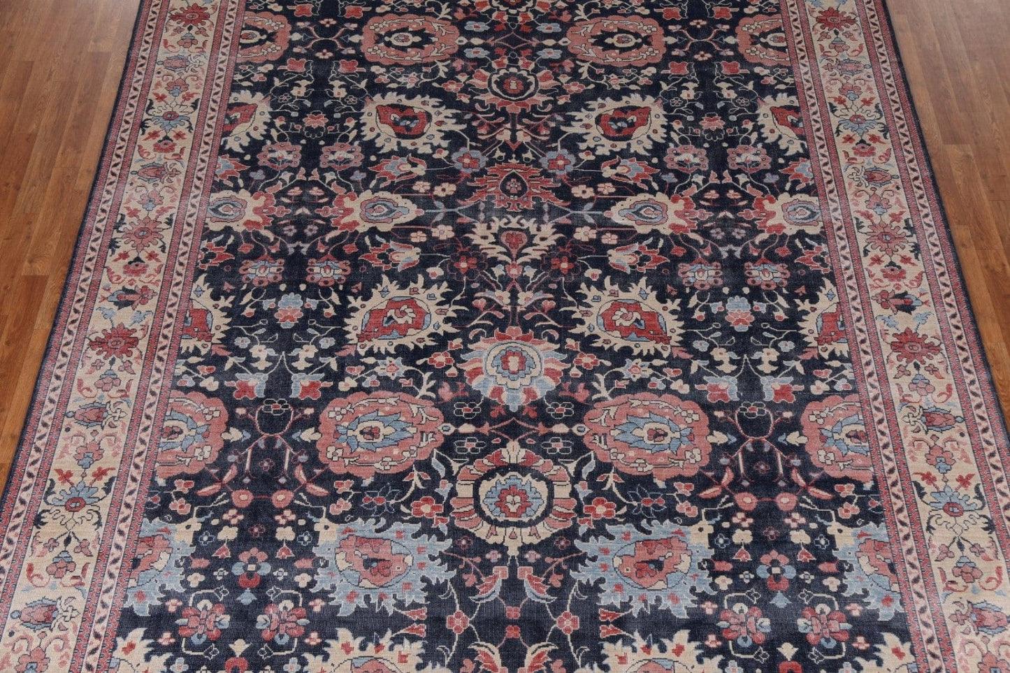 All-Over Floral Sultanabad Ziegler Oriental Rug 9x12