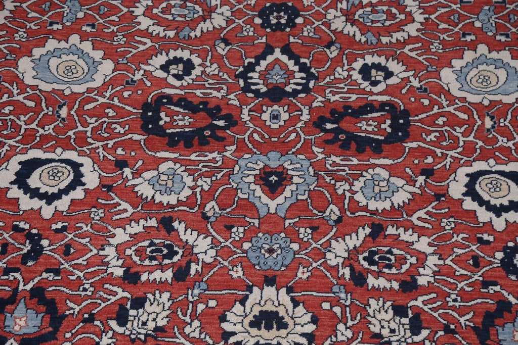 Red Floral Sultanabad Ziegler Wool Oriental Rug 9x12