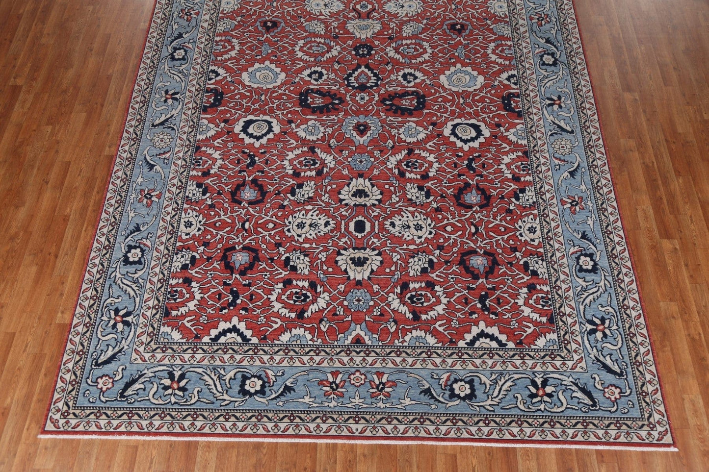 Red Floral Sultanabad Ziegler Wool Oriental Rug 9x12