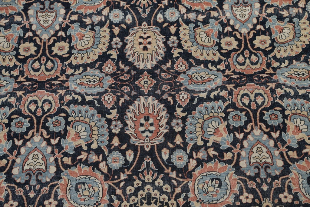 All-Over Floral Sultanabad Ziegler Turkish Wool Rug 9x12