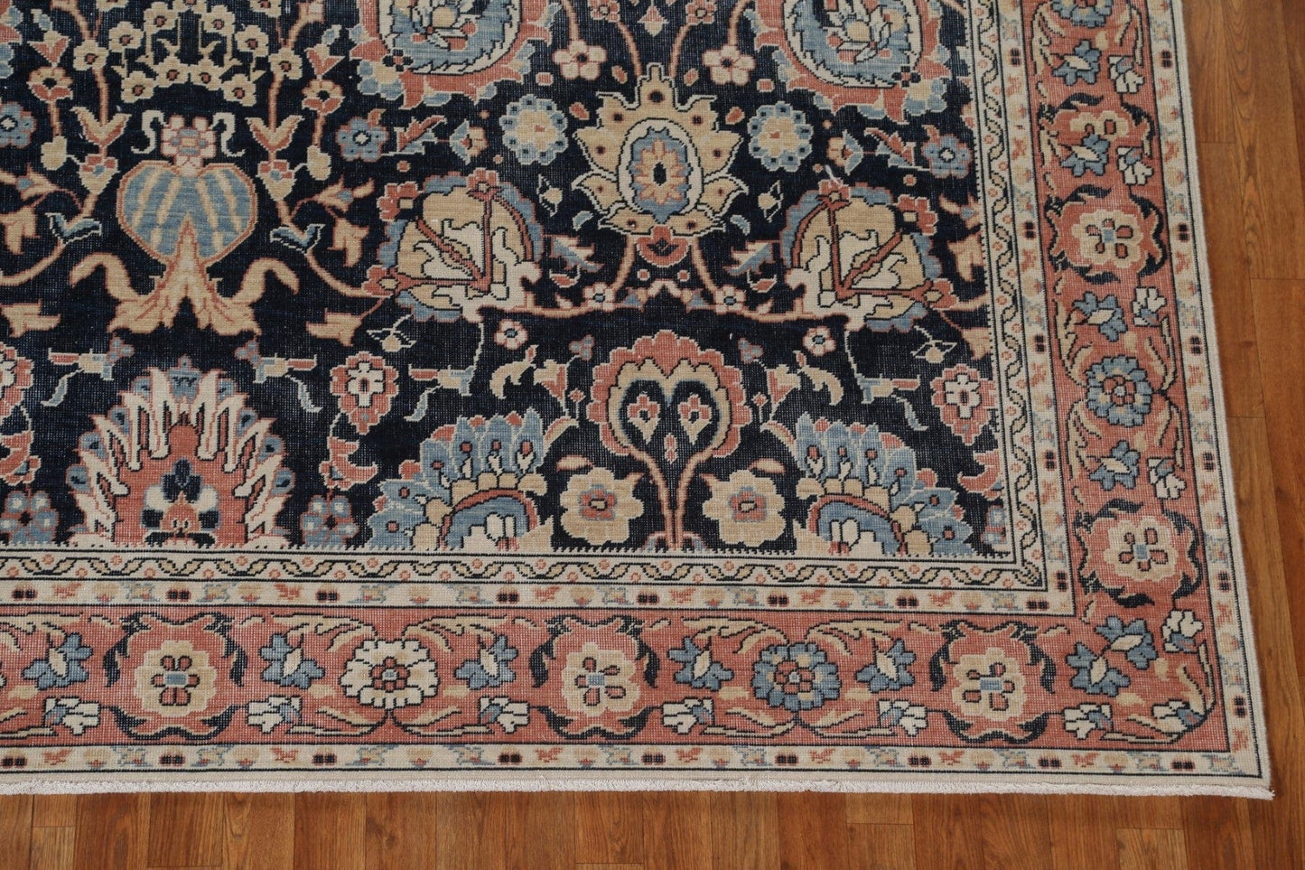 All-Over Floral Sultanabad Ziegler Turkish Wool Rug 9x12