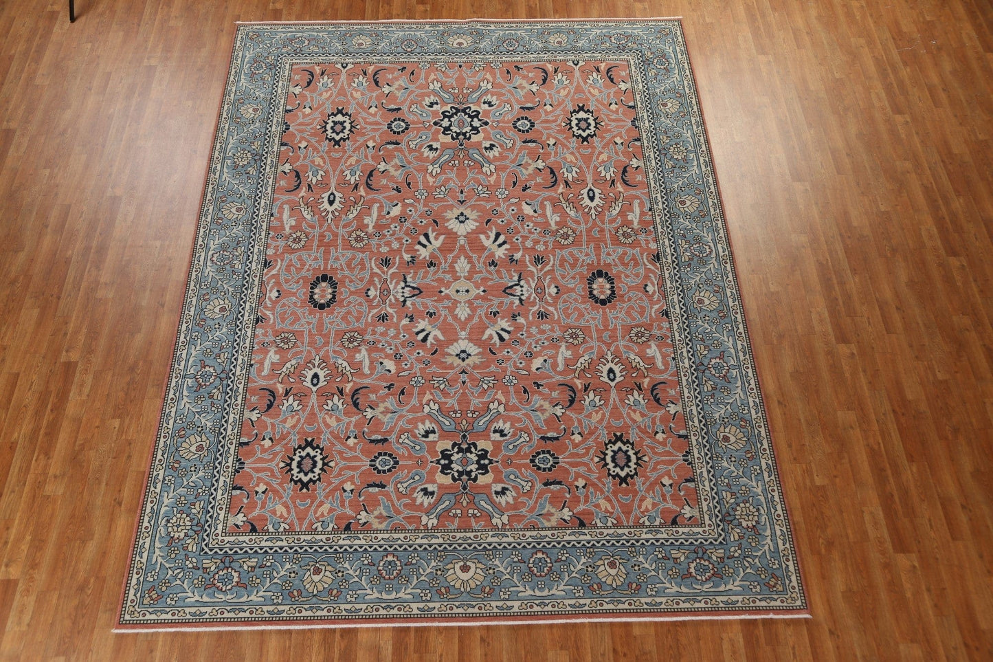 Handmade Floral Sultanabad Ziegler Turkish Wool Rug 9x12