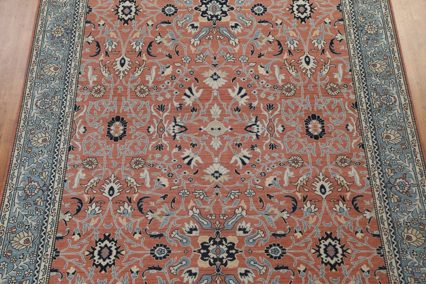 Handmade Floral Sultanabad Ziegler Turkish Wool Rug 9x12