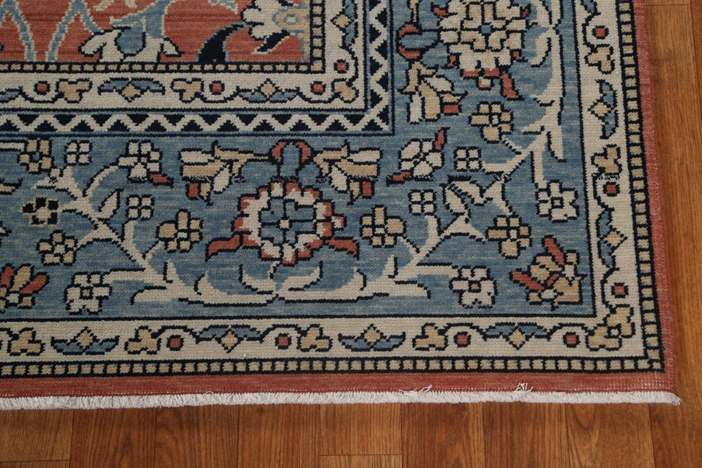 Handmade Floral Sultanabad Ziegler Turkish Wool Rug 9x12