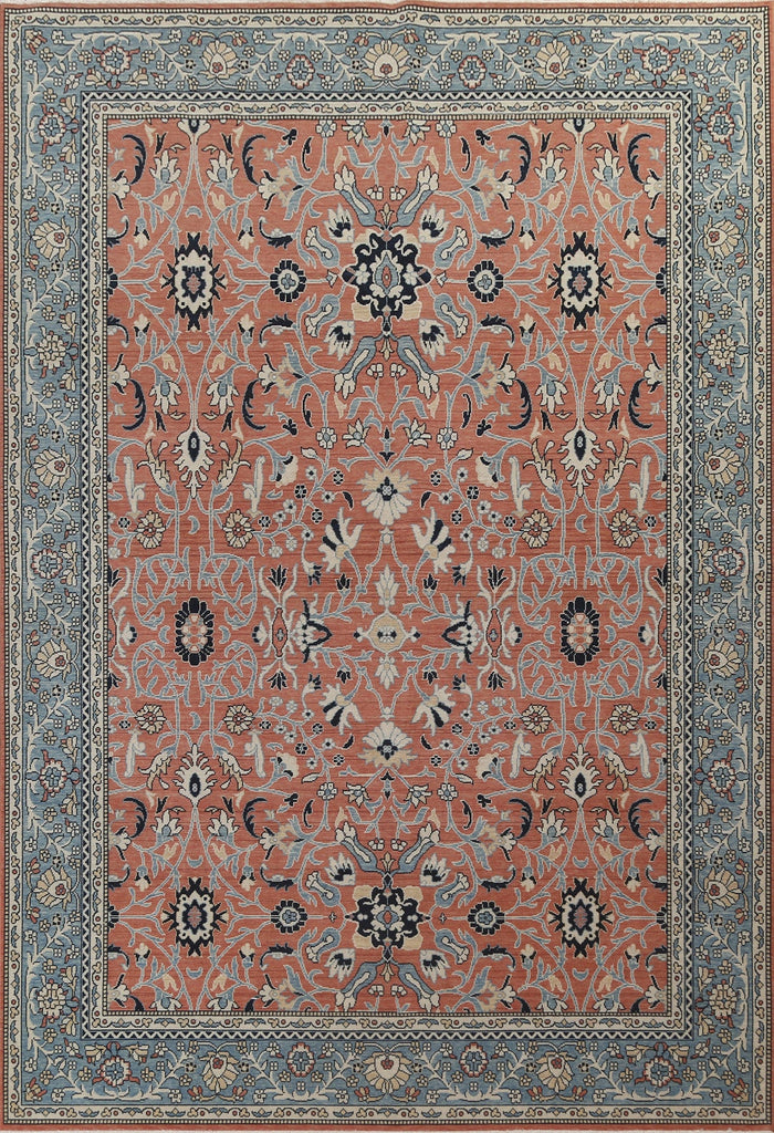 Handmade Floral Sultanabad Ziegler Turkish Wool Rug 9x12